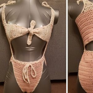 Crochet One Piece Swimsuit S/M